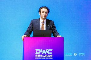 Minister of State and Chairman PVARA, Bilal Bin Saqib, highlights Drones, Blockchain, Digital Assets and the Future of machine-to-machine commerce at 10th World Drone Congress.