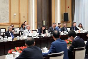 Prime Minister Muhammad Shehbaz Sharif meets Mr. Wang Hao, Party Secretary of the CPC Zhejiang Provincial Committee.