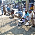 Daily wage workers waiting for a chance to earn their livelihood, as the world observes International Labour Day