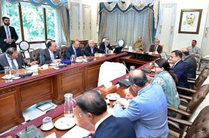 Prime Minister Muhammad Shehbaz Sharif chairs a meeting on strategy to increase exports of the country