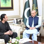 Minister of State and Chairman Pakistan Virtual Assets Regulatory Authority Bilal bin Saqib calls on Prime Minister Muhammad Shehbaz Sharif