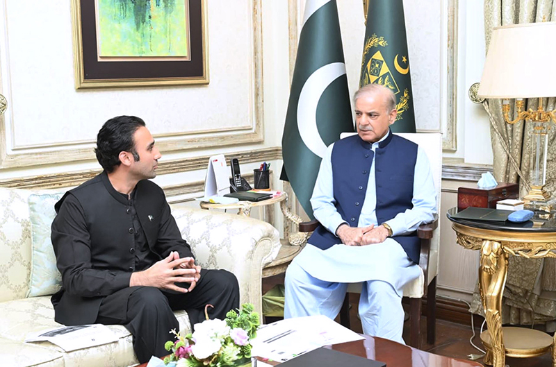 Minister of State and Chairman Pakistan Virtual Assets Regulatory Authority Bilal bin Saqib calls on Prime Minister Muhammad Shehbaz Sharif
