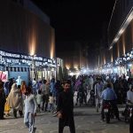 A large number of people are busy shopping in Ichhra Bazaar after its renovation and reconstruction, where public interest and the beauty of the historic market have increased