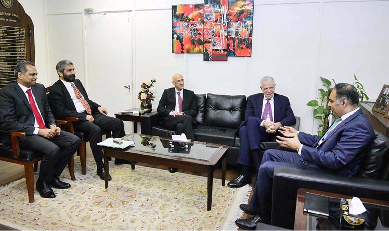 Minister of State for Finance and Revenue, Bilal Azhar Kayani, in a meeting with a high-level delegation from Philip Morris International (PMI) led by Marco Mariotti. The meeting focused on the company’s economic footprint in Pakistan and the government’s commitment to maintaining a stable fiscal environment for large-scale international investors