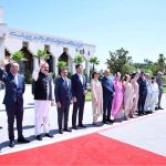 Dr. Tariq Fazal Chaudhary, Federal Minister for Parliamentary Affairs, sees off His Highness Prince Rahim Aga Khan