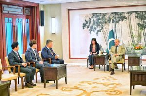President Xiuzheng Pharmaceuticals Group, Mr. Xin Yuan calls on Prime Minister Muhammad Shehbaz Sharif