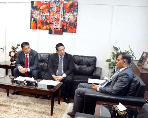 Minister of State for Finance and Revenue, Bilal Azhar Kayani, in a meeting with a high-level delegation from Philip Morris International (PMI) led by Marco Mariotti. The meeting focused on the company’s economic footprint in Pakistan and the government’s commitment to maintaining a stable fiscal environment for large-scale international investors