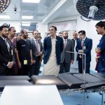 Chairman PPP, Bilawal Bhutto Zardari is being briefed on Quetta’s newly inaugurated 150‑bed Trauma Centre. Chief Minister Mir Sarfraz Bugti is also present on the occasion
