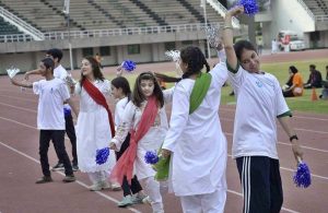 Special children perform aerobics to formally kick off the Special Olympics Pakistan National Games 2026 (Athletics) during the opening ceremony held at the Pakistan Sports Complex in the federal capital. The event is organized under Special Olympics Pakistan