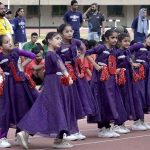Special children perform aerobics to formally kick off the Special Olympics Pakistan National Games 2026 (Athletics) during the opening ceremony held at the Pakistan Sports Complex in the federal capital