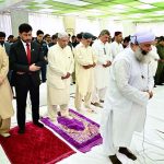 President Asif Ali Zardari offering Eidul Azha prayer at Zardari House
