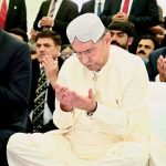 President Asif Ali Zardari offering dua after Eidul Azha prayer at Zardari House