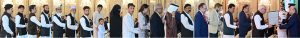 President Asif Ali Zardari confers civil awards upon recipients from different fields in recognition of their outstanding services and contributions to the nation at an investiture ceremony held at Aiwan-e-Sadr