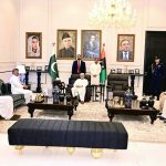 President Asif Ali Zardari meeting Deputy Speaker National Assembly Syed Ghulam Mustafa Shah, Provincial Ministers and other dignitaries at Zardari House on the occasion of Eidul Azha