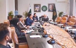 Federal Minister for National Food Security and Research, Rana Tanveer Hussain chairing high-level meeting with mango exporters on boosting exports