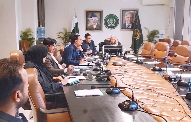 Federal Minister for National Food Security and Research, Rana Tanveer Hussain chairing high-level meeting with mango exporters on boosting exports