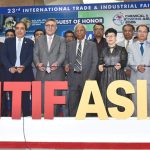 Sindh Governor, Syed Muhammad Nehal Hashmi is inaugurating the 23rd International Trade and Industrial Fair