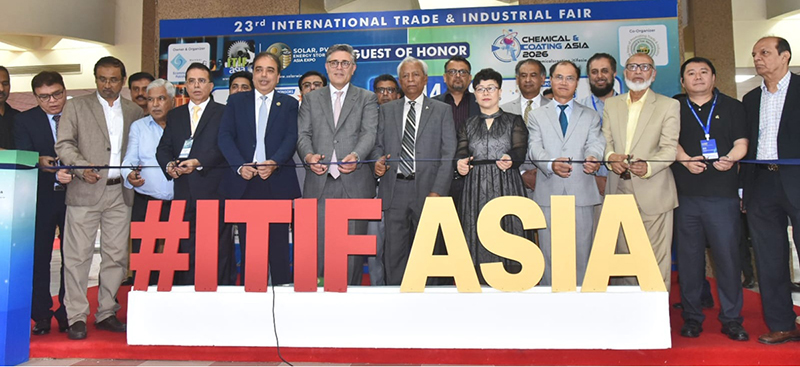 Sindh Governor, Syed Muhammad Nehal Hashmi is inaugurating the 23rd International Trade and Industrial Fair