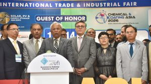 Sindh Governor, Syed Muhammad Nehal Hashmi is inaugurating the 23rd International Trade and Industrial Fair