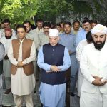 Prime Minister Muhammad Shehbaz Sharif offers Eidul Azha prayers