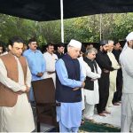 Prime Minister Muhammad Shehbaz Sharif offers Eidul Azha prayers