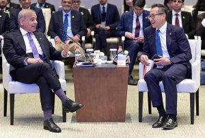Prime Minister Muhammad Shehbaz Sharif and Chairman Alibaba Group Mr. Joe Tsai deliver their remarks at Alibaba Headquarters