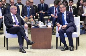 Prime Minister Muhammad Shehbaz Sharif and Chairman Alibaba Group Mr. Joe Tsai deliver their remarks at Alibaba Headquarters