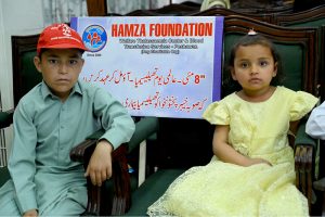 Chairman Hamza Foundation, Ijaz Ali Khan addressing during World Thalassemia Day 2026 event at Press Club.