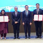 Prime Minister Muhammad Shehbaz Sharif witnessing the MoUs and agreements exchange between Alibaba and Pakistan