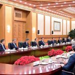 Prime Minister Muhammad Shehbaz Sharif meeting with Chinese President Xi Jinping