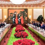 Prime Minister Muhammad Shehbaz Sharif meeting with Chinese President Xi Jinping