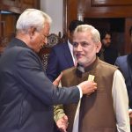 Sindh Governor, Syed Muhammad Nehal Hashmi confers civil award the Hilal-e-Imtiaz to Dr. Mumtaz Umar at Governor House