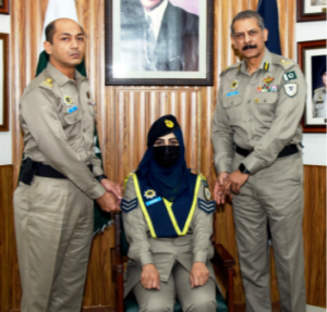 IG NHMP awards rank badges to promoted officers