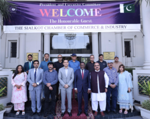 Ethopian Ambassador visits Sialkot Chamber of Commerce