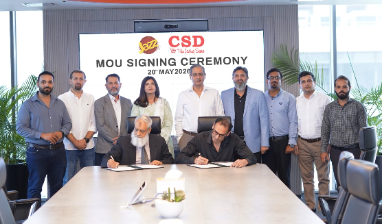 MoU signing ceremony between Jazz and CSD