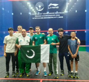 Pakistan wins 5 medals in Asian Jr Squash C'ships