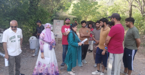 NUML students hold climate-health awareness drive at Trail 5