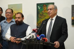 PNCA hosts ‘Azm-e-Marsoos’ exhibition marking one year of Marka-e-Haq