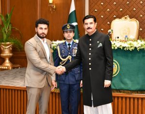 Battagram Chairlift Hero Muhammad Ali Swati hnoured with Tamgha-i-Imtiaz
