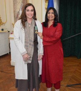 Ceremony held to honour Dr. Aurore Didier on receiving Pakistan civil award