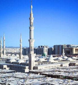 Ten minarets of Prophet’s Mosque continue centuries-old call to prayer