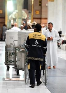 4,700 wheelchairs, electric carts deployed for pilgrims at Prophet’s Mosque