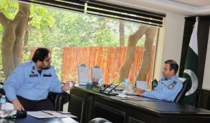 DIG Rana Umar reviews security of Chinese nationals with SSP SPU