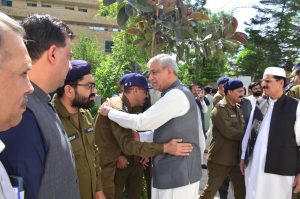 RPO, CPO, Commissioner Rawalpindi offer Eid prayers at Police Line Headquarters, exchange greetings