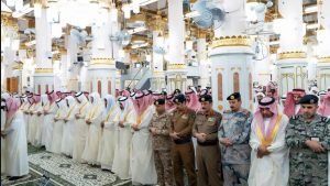 After Hajj rituals, pilgrims gather for Eid prayers at Prophet’s Mosque
