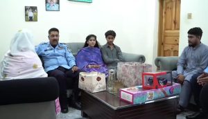 Eid with heroes’ families: IG Islamabad meets children of police martyrs