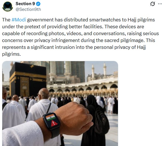 Indian govt under fire over mandatory tracking smartwatches for Hajj pilgrims
