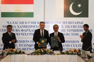 Pakistan,Tajikistan set $200 million trade target, deepen economic ties at 8th JCM