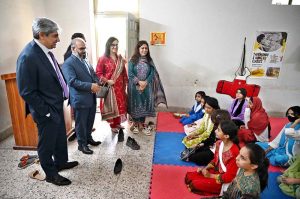 Federal Secretary for Education, MoFE & PT Dr. Nadeem Mahboob cutting ribbon to inaugurate the Summer School & Fiesta 2026 at Islamabad College for Girls, F-6/2