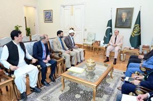 A delegation of MQM met Prime Minister of Pakistan Muhammad Shehbaz Sharif
